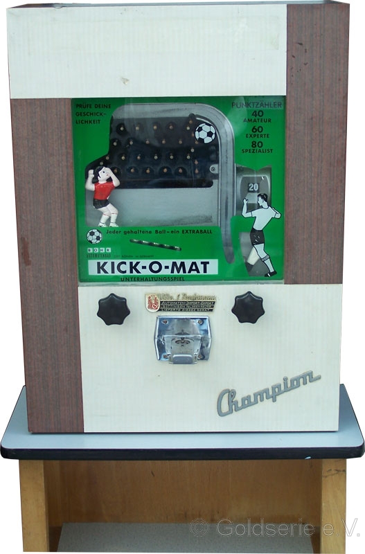 Kick-O-Mat Champion, Günther Bohr, 1967